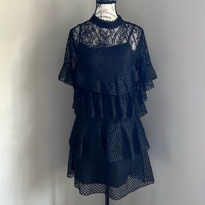 Black Lace Party Dress